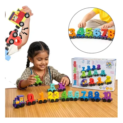 Pista Trenzinho Divertido Infantil A Pilha 5414 - Samba Toys