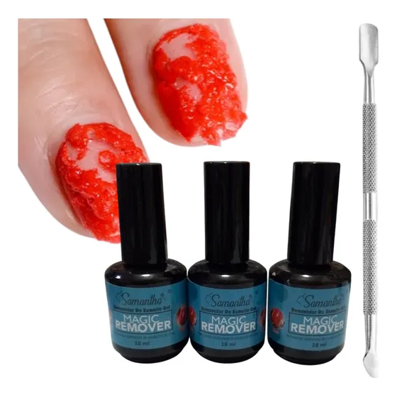 Removedor Magico Esmalte En Gel 2 A 3 Minutos Fácil Uso