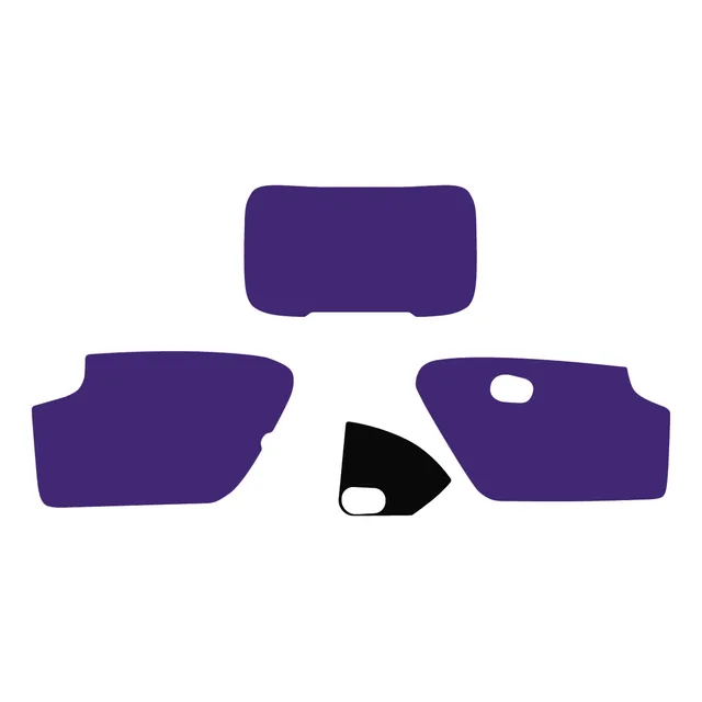 Calcos Graficas Stickers Cachas Mascara Honda Xr250 Violeta