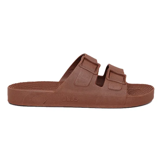 Sandália Papete Masculina Chinelo Linus Tabaco 42/43