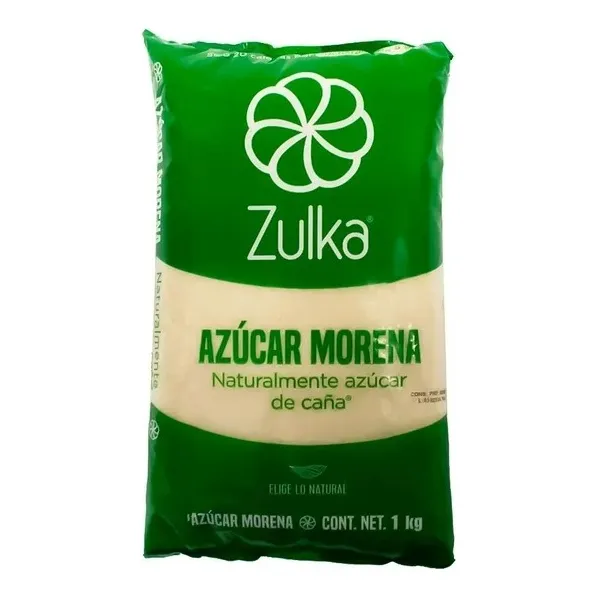 Azucar Zulka 1 Kg Morena Refinada De Caña De Azucar