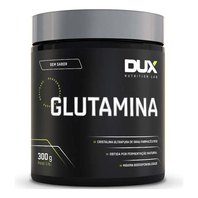 Glutamina Aminoácido Pote 300g Dux Nutrition L-glutamina 5g Glutamina Aminoácido Pote 300g Dux Nutrition L-glutamina 5g
