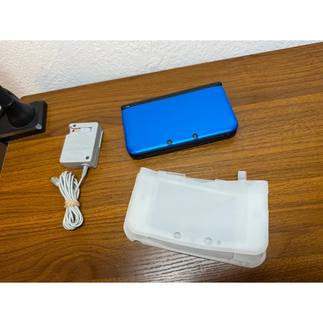 Nintendo 3ds Xl Color Azul Con Hack Y Cargador Original
