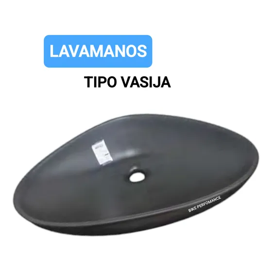 Lavamanos Tipo Vasija Negro Nuevo