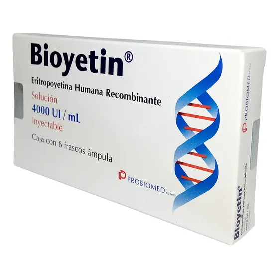 Bioyetin Solución Inyectable En Jeringa Precargada 4000 Ui, 6 Jeringas Precargadas 0,3 Ml