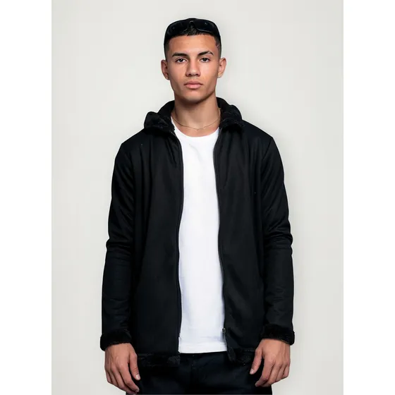 Campera Con Corderito Hombre Toca