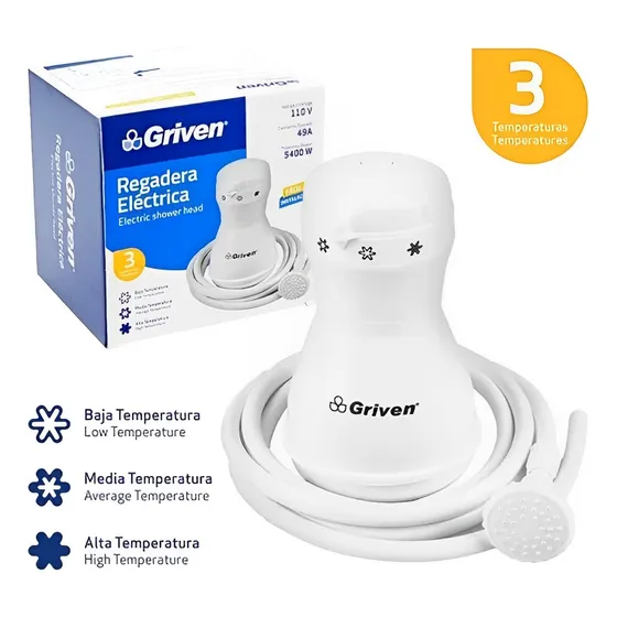 Regadera Electrica Para Baño Griven Mayor Y Detal 