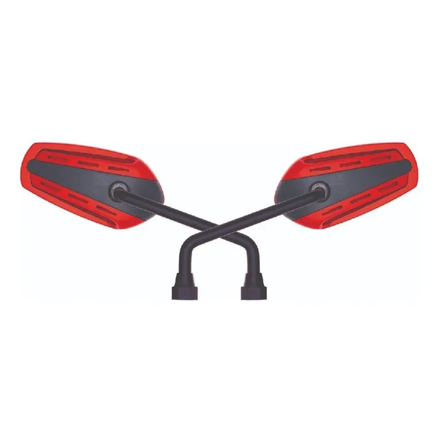 Espejos Retrovisores Gvs By Drook Modelo Gtx Rojo Par Honda