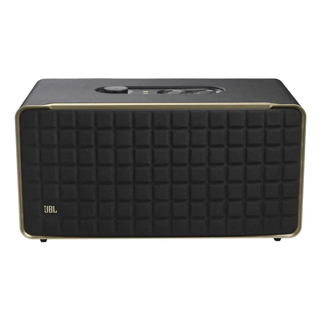Bocina JBL Authentics 500 JBLAUTH500BLKAM portátil con bluetooth y wifi negra
