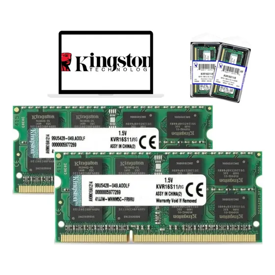 Kit Memórias 2x8gb Kingston 1600mhz P/ Note Sony Svf152c29x