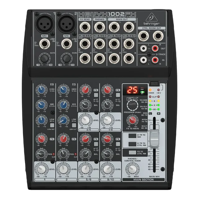 Mezcladora Behringer Xenyx 1002sfx Con Efectos 10 Canales