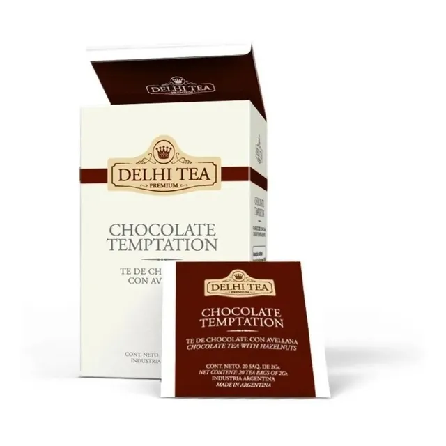 Te Negro Con Chocolate Premium X 20 Saquitos - Delhi Tea