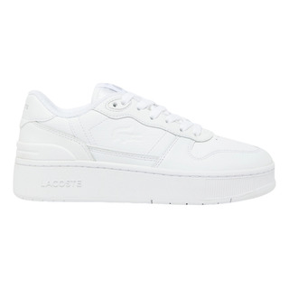 Tenis Lacoste De Plataforma T-clip Blanco Para Mujer B Tenis Lacoste De Plataforma T-clip Blanco Para Mujer B