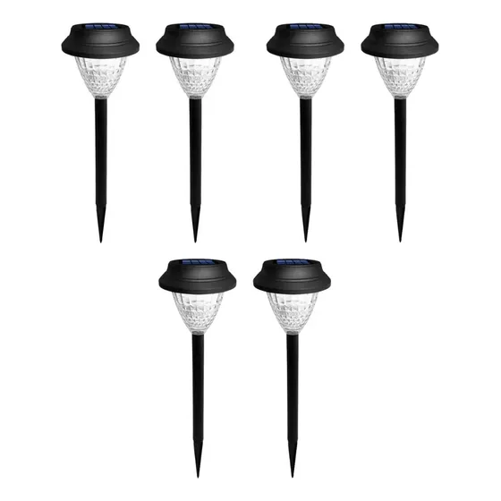 Lampara Exterior Solar Foco Farol Jardin Patio X6 Unid Una Ganga Tienda® 241205