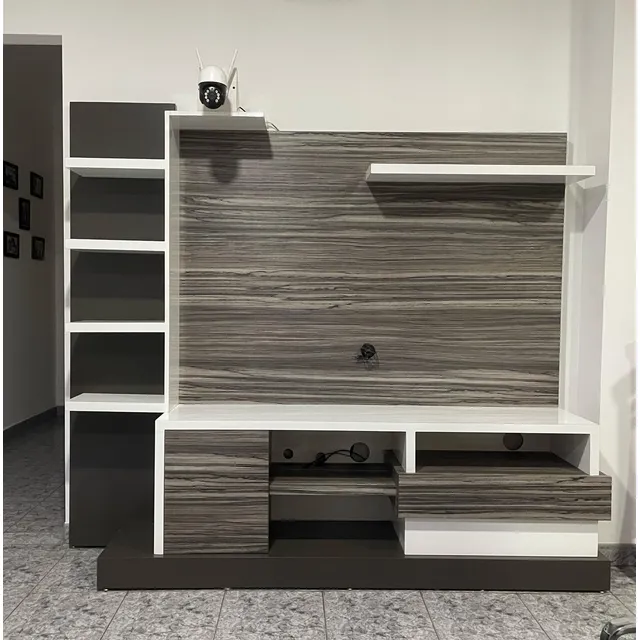 Mueble Para Tv Generico A La Medida Color Neutro
