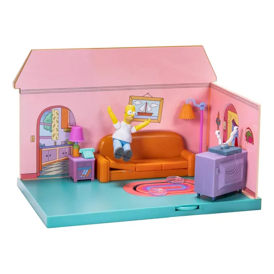 Figura Homer Whith The Simpsons Living Room Diorama