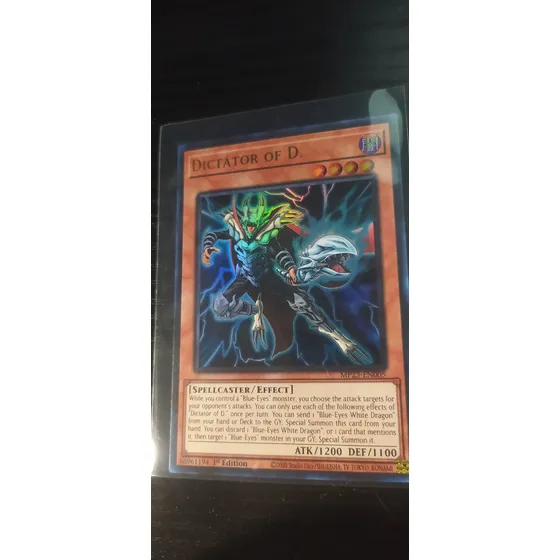 Dictator Of D. Yugioh Mp023-en005 Dictator Of D Inglés
