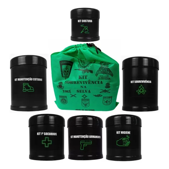 Kit Sobrevivência Na Selva Impactus