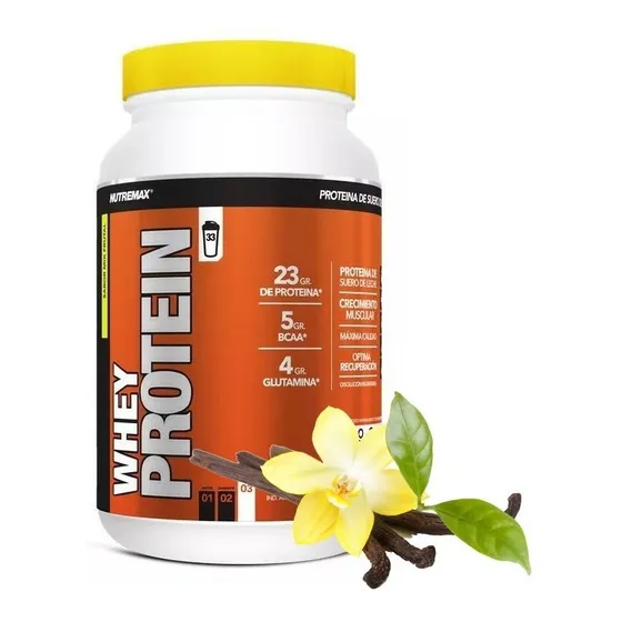 Whey Protein 1000 Gr - Proteína De Suero - Nutremax - Sabor Vainilla