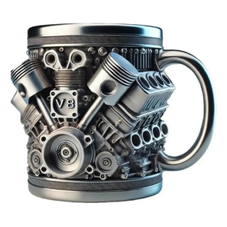 Motores De Tazas De Acero Inoxidable Personalizados 3d/ Motores De Tazas De Acero Inoxidable Personalizados 3d/