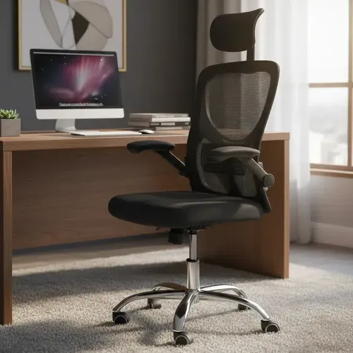 Cadeira De Escritório Giratória 818 Anima Diretor Ergonômica
