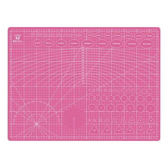 Base Tablero Tabla De Corte A2 Medidas 60x45 Cm Rd Color Rosa
