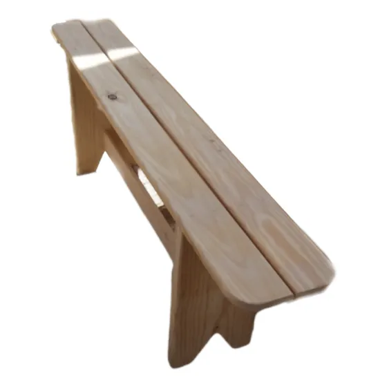 Banca De Madera Rustica .