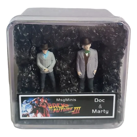 Hot Wheels De Volta Para O Futuro 3 Marty Mcfly Dr Brown Hw