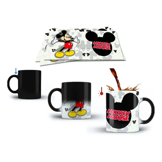 Taza Magica Personalizada Mickey Mouse Con Nombre Modelo 11