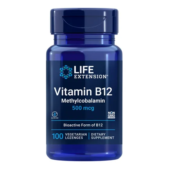 Life Extension, Vitaminab12 Metilcobalamina 100capsulas Sabor Sin Sabor