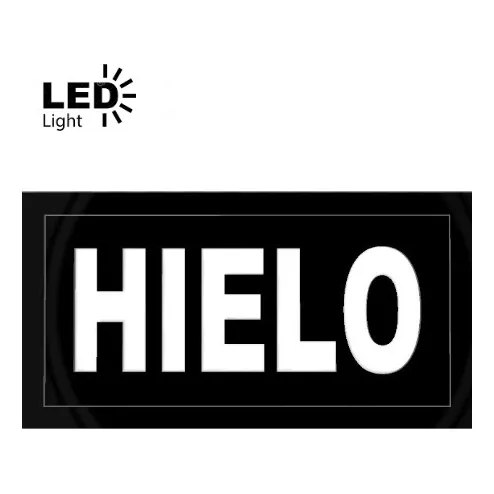 Lampara Led Señalización Hielo