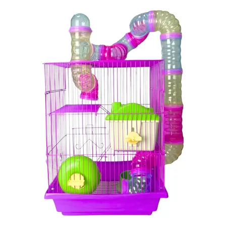 Gaiola Hamster Roedores Completa 3 Andares Savana Pet