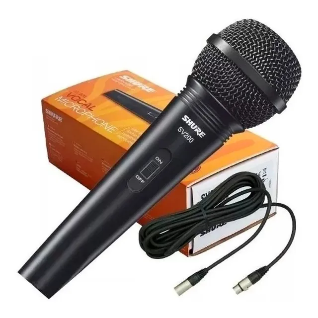 Micrófono De Mano Con Cable Shure Sv200 
