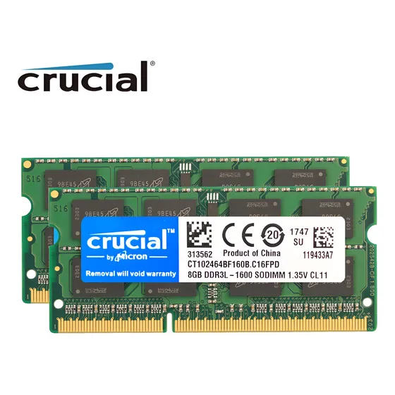 Memoria Ram Laptop 8 Gb Ddr3l-1600mhz Pc3l-12800 1.35v