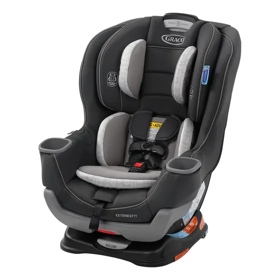 Cadeira Para Carro Graco Infantil 3 Em 1 Extend2 Fit Cinza
