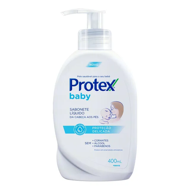 Sabonete LĂquido Para BebĂȘs Protex Baby Delicate Care 400ml Sabonete LĂquido Para BebĂȘs Protex Baby Delicate Care 400ml