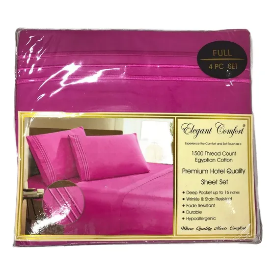 Juego Sabana Matrimonial Suave 4 Piezas Cama Colchon Colcha