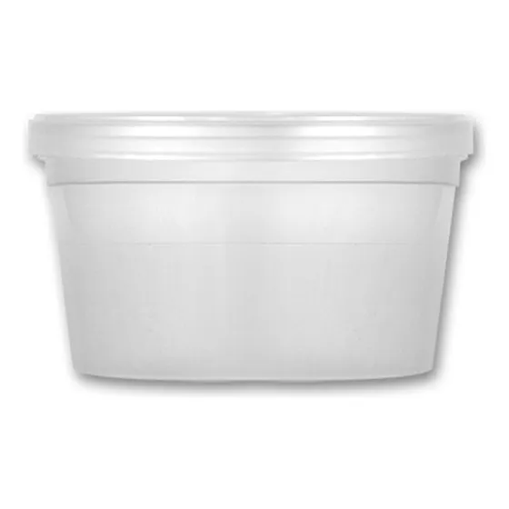 Tina Plástica 16oz - 500cc Con Tapa  