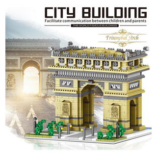 Lz-8004 Arc De Triomphe - 8.5*8.5*8.5cm - Lz Micro Building Lz-8004 Arc De Triomphe - 8.5*8.5*8.5cm - Lz Micro Building