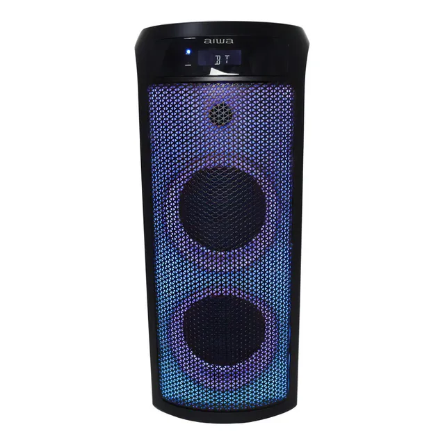 Sistema De Sonido AIWA AWPOK7D Bluetooth Flame Led Color Negro