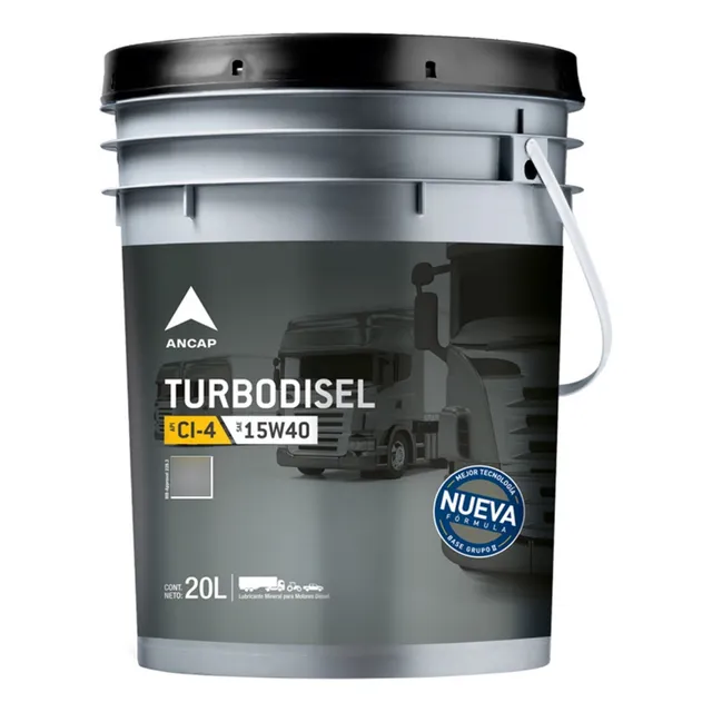 Lubricante Motor Diesel Turbodisel 15w40 Aceite Ancap 20 Lts