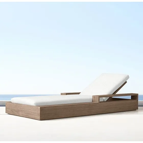 Silla Tumbona De Madera Moderna Cod 412