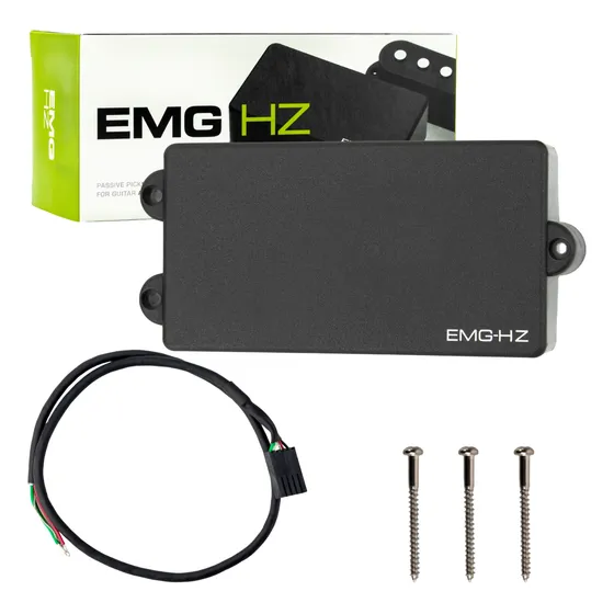 Captador Humbucker Cerâmico Blindado 5 Fios Preto - Baixo 4c