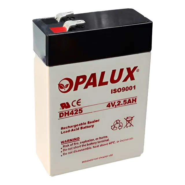 Bateria Seca 4v 2.5ah Delgada Dh425 Opalux Repuesto Luz Emer