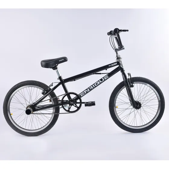 Bicicleta Enrique Rod.20 Jump Freestyle 48 Rayos Negro Negro 20 "