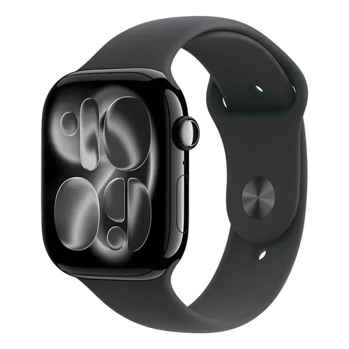 Apple Watch Series 11 GPS + Cellular - Caixa preta brilhante de