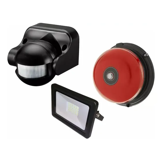 Sensor Detector Movimiento Exterior Reflector Luces Led Camp