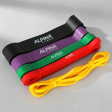 Kit X5 Bandas Elasticas Resistencia Entrenamiento Gym Alpina