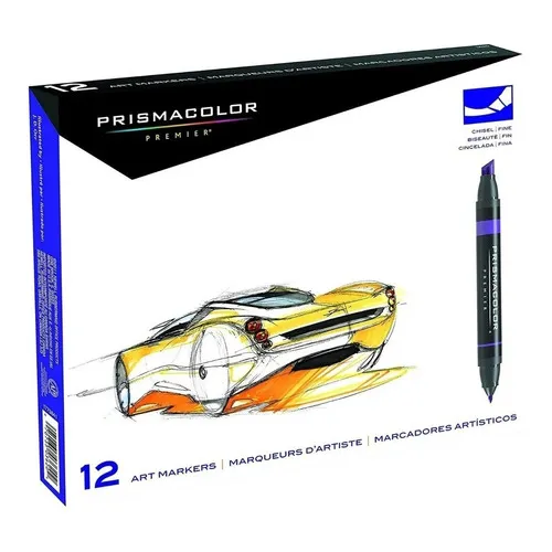 Marcadores Plumones Artísticos Profesionales Prismacolor 12