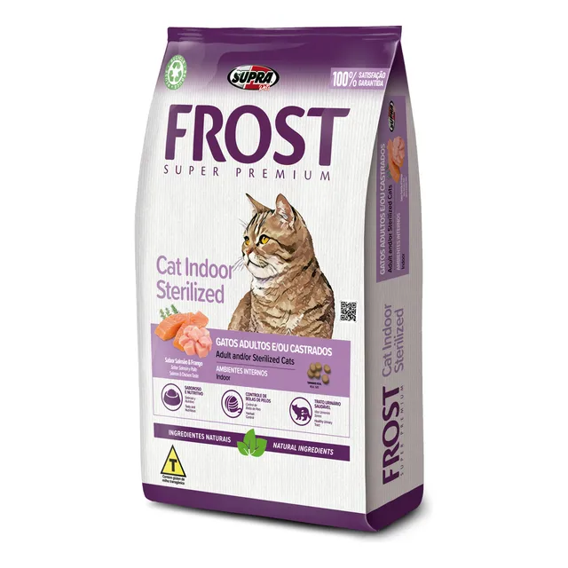 Frost Super Premium Cat Indoor 8.5kg mix en bolsa